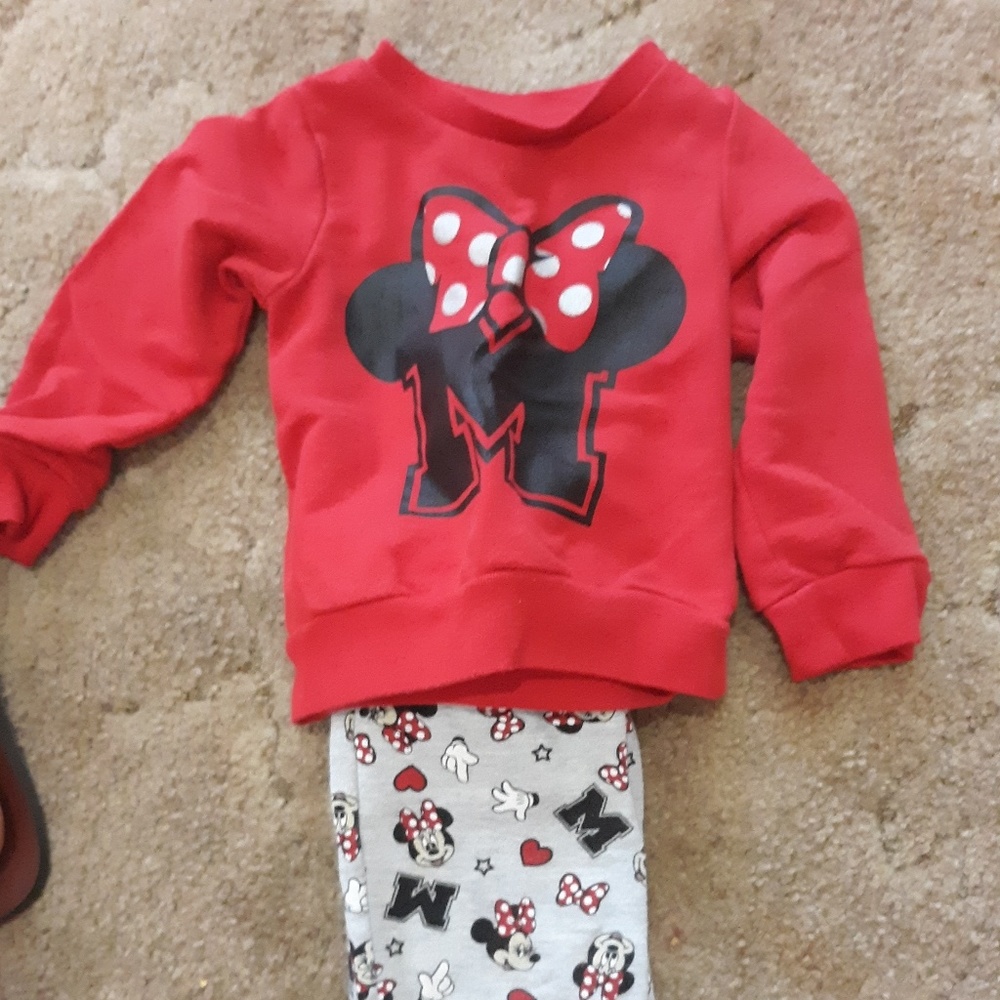 18 month minnie sweat suit